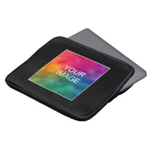 Aangepast Bedrijf Bedrijf Logo Hier Moderne Sjablo Laptop Sleeve