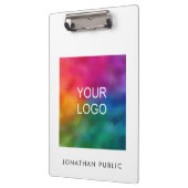 Aangepast bedrijf Bedrijfs Logo Voeg tekst toe Klembord (Links)