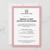 Aangepast bedrijf Business Enterprise Event Party  Kaart (Voorkant)