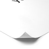 Aangepast bedrijf Eenvoudige zakelijke Logo Poster (Hoek)