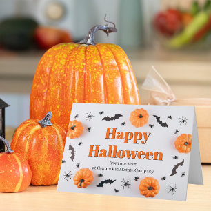 Aangepast Bedrijf Fijne Halloween Cute Feestdagen Kaart