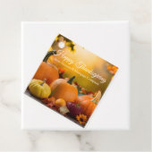 Aangepast bedrijf Happy Thanksgiving Pumpkin Party Bedankjes Labels (In situ)