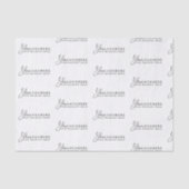 Aangepast bedrijf hier Uw Logo Tissuepapier (Voorkant)