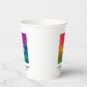 Aangepast Bedrijf Kleine Bedrijf Logo Hier Sjabloo Papieren Bekers (Links)