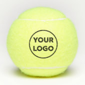 Aangepast Bedrijf Logo 2 Side Branded Tennisballen (Voorkant)