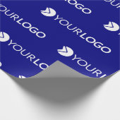 Aangepast bedrijf logo branded relatiegeschenk mar cadeaupapier (Hoek)