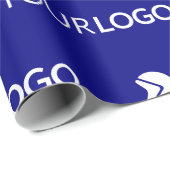 Aangepast bedrijf logo branded relatiegeschenk mar cadeaupapier (Rol Hoek)