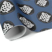 Aangepast bedrijf logo branded relatiegeschenken B Cadeaupapier (Rol Hoek)