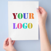 Aangepast bedrijf Logo Business Promotiebrochure Flyer (Hand)