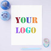 Aangepast bedrijf Logo Business Promotiebrochure Flyer (Enkel)