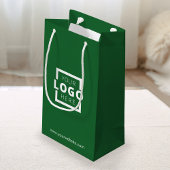 Aangepast bedrijf Logo Business Promotion Green Klein Cadeauzakje