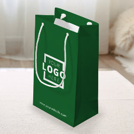 Aangepast bedrijf Logo Business Promotion Green Klein Cadeauzakje