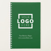 Aangepast bedrijf Logo Business Promotion Green Planner (Voorkant)