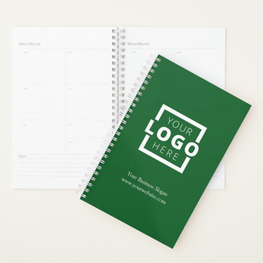 Aangepast bedrijf Logo Business Promotion Green Planner (Display)