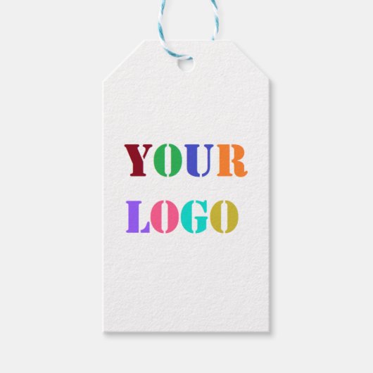 Aangepast bedrijf Logo Business Promotionele Gift  Cadeaulabel (Voorkant)