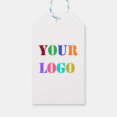 Aangepast bedrijf Logo Business Promotionele Gift  Cadeaulabel (Achterkant)