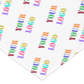 Aangepast bedrijf Logo Business Table Runner Korte Tafelloper (Hoek)