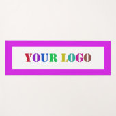 Aangepast bedrijf Logo Business Yoga Mat Kies kleu (Voorkant (horizontaal))