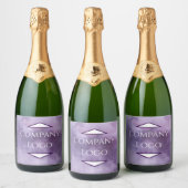 Aangepast bedrijf Logo Champagne Label Sparkling Wijnetiket (Flessen)