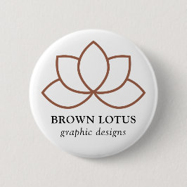 Aangepast bedrijf Logo Corporate Branded Ronde Button 5,7 Cm