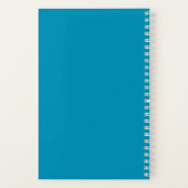 Aangepast bedrijf Logo en tekst Notitieboek uw kle (Achterkant)