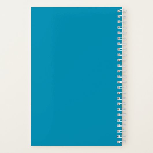 Aangepast bedrijf Logo en tekst Notitieboek uw kle (Achterkant)