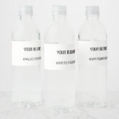 Aangepast bedrijf Logo en tekst waterflesetiket Waterfles Etiket (Flessen)