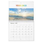 Aangepast Bedrijf Logo Kantoor Foto Kalender (Feb 2027)