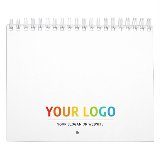 Aangepast Bedrijf Logo Kantoor Foto Kalender (Hoes)