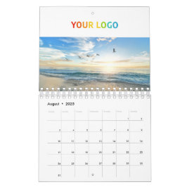 Aangepast Bedrijf Logo Kantoor Foto Kalender