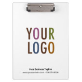 Aangepast Bedrijf Logo Klembord Acryl Promotie (Voorkant)