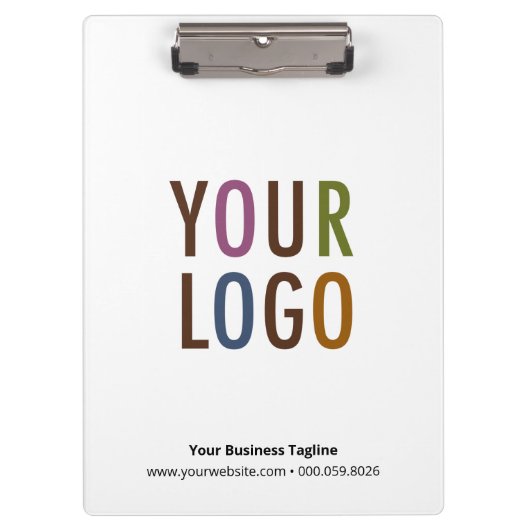 Aangepast Bedrijf Logo Klembord Acryl Promotie (Voorkant)