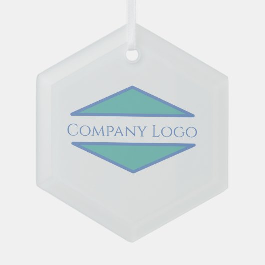 Aangepast bedrijf Logo Lip Balm Glas Ornament (Voorkant)