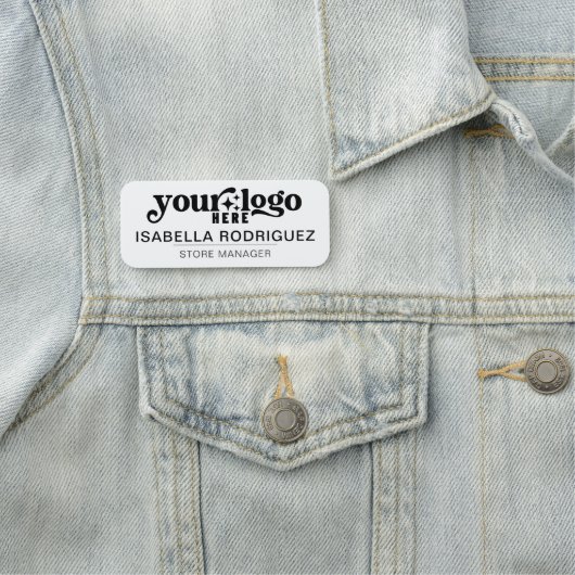 Aangepast bedrijf Logo Magnetische bevestigingsmid Naamplaatje (In situ)