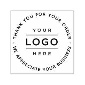 Aangepast bedrijf Logo met merk Bedankt Zelfinktende Stempel (Design)