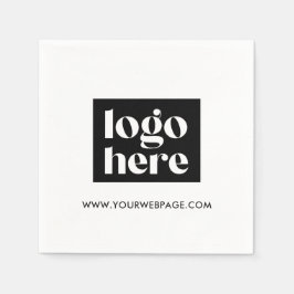 Aangepast bedrijf Logo Napkins Servet