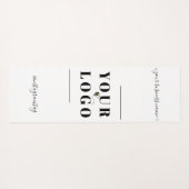 Aangepast bedrijf Logo Persoonlijke Yoga Mat (Achterkant (horizontaal))