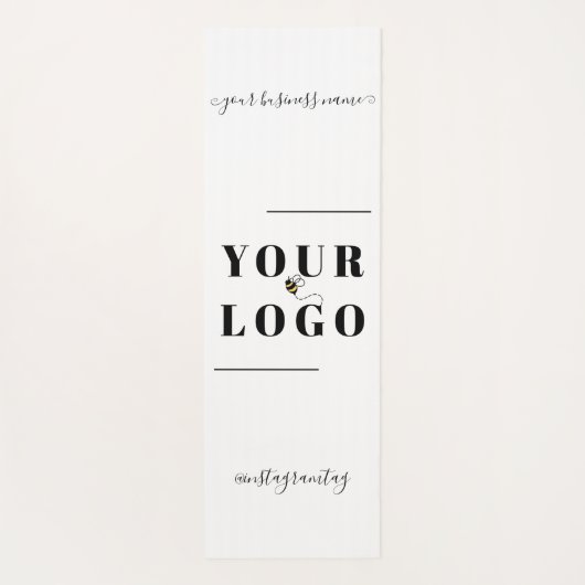 Aangepast bedrijf Logo Persoonlijke Yoga Mat (Achterkant)