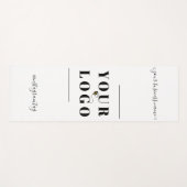 Aangepast bedrijf Logo Persoonlijke Yoga Mat (Voorkant (horizontaal))