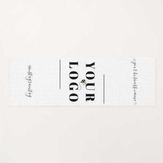 Aangepast bedrijf Logo Persoonlijke Yoga Mat (Voorkant (horizontaal))