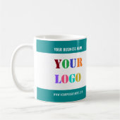Aangepast Bedrijf Logo Promotionele Zakelijke Mok (Links)