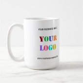 Aangepast Bedrijf Logo Promotionele Zakelijke Mok  (Links)