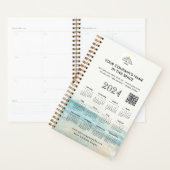Aangepast bedrijf Logo QR Code Planner Kalender (Display)