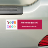 Aangepast bedrijf Logo Tekst Business Bumpersticke Bumpersticker (Op auto)