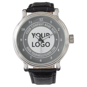 Aangepast bedrijf Logo Tekst Business Gift Watch Horloge