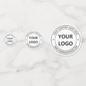 Aangepast bedrijf Logo Tekst Business Party Confet Confetti (Achterkanten)