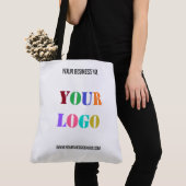 Aangepast bedrijf Logo Tekst Crossbody of Canvas t Tote Bag (Dichtbij)