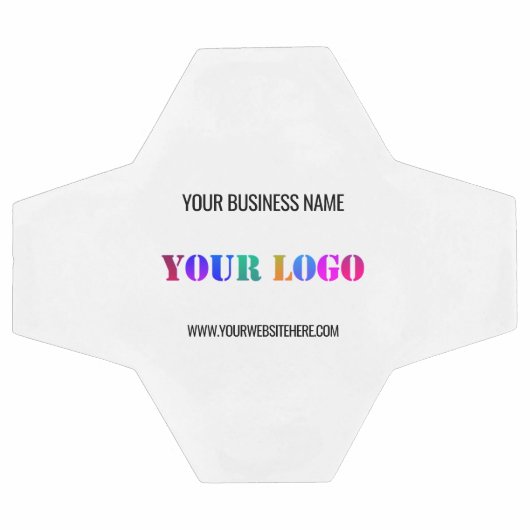 Aangepast bedrijf Logo Tekst gepersonaliseerd Voet Voetbal (Enkel)