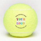 Aangepast Bedrijf Logo Tekst Promotionele Tennisba Tennisballen (Voorkant)