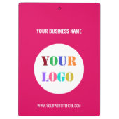 Aangepast bedrijf Logo Tekst uw zakelijke klembord (Achterkant)